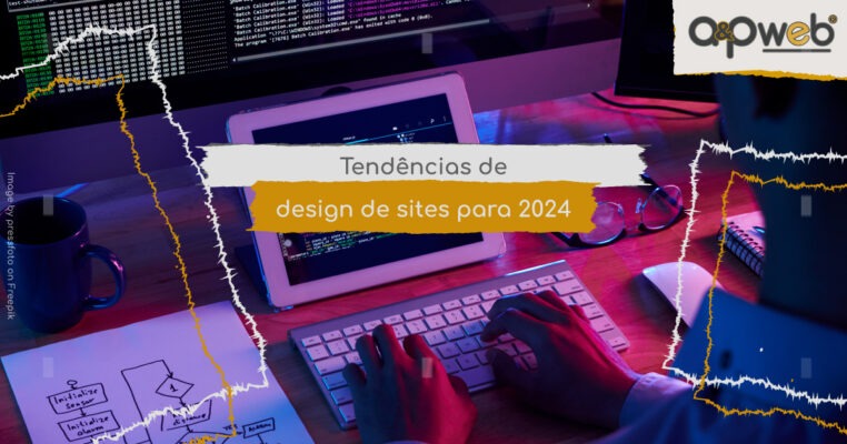 Tendências de design de sites para 2024